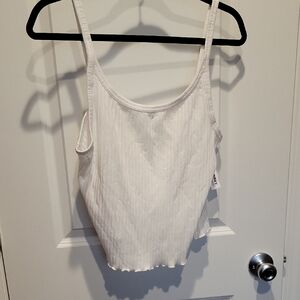 Old Navy White Textured Camisole